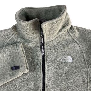 The North Face Polartec Full Zip Sweater Women’s Large Green Pockets Fleece Y2K